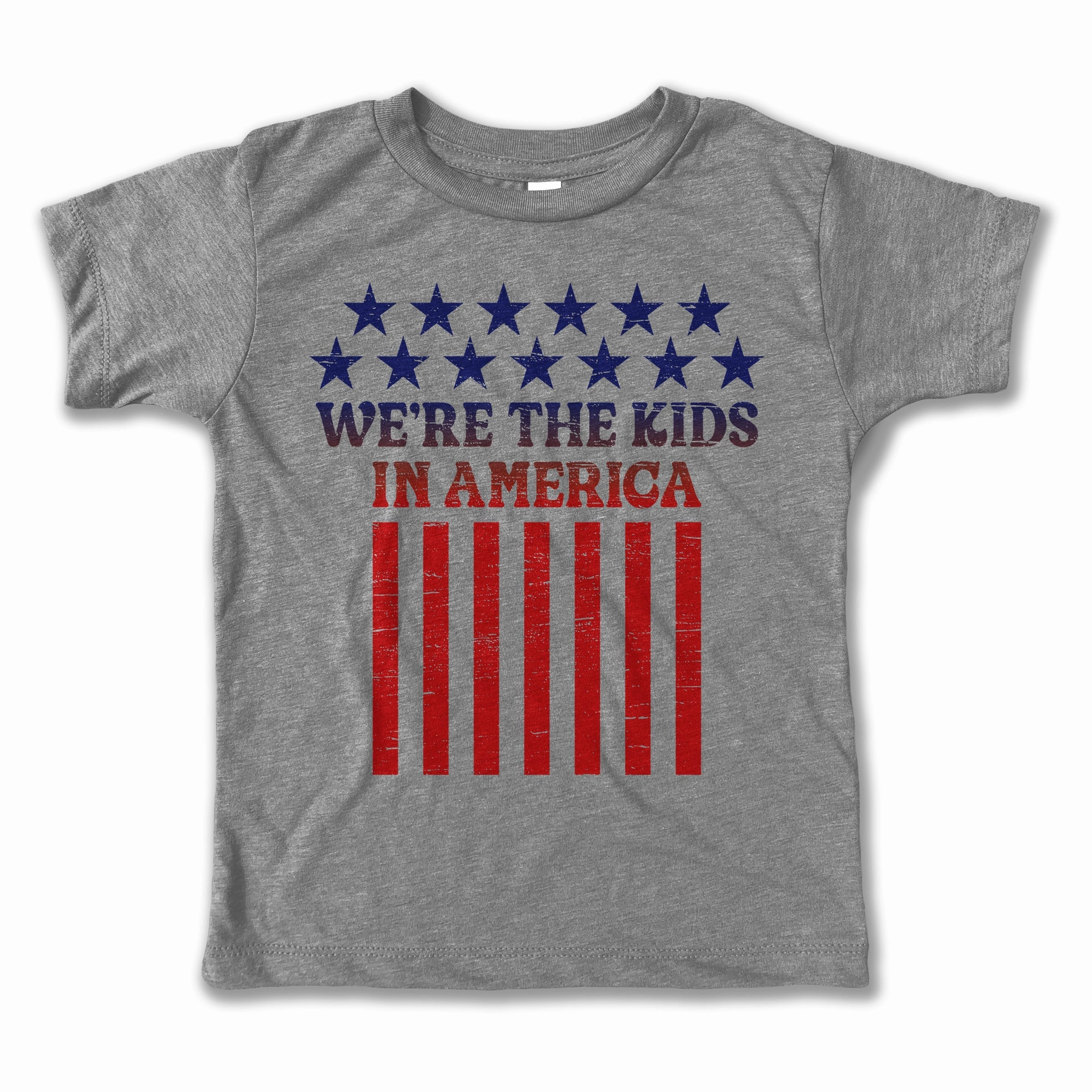 Kids In America Tee warm fleece Natural Fiber Blend