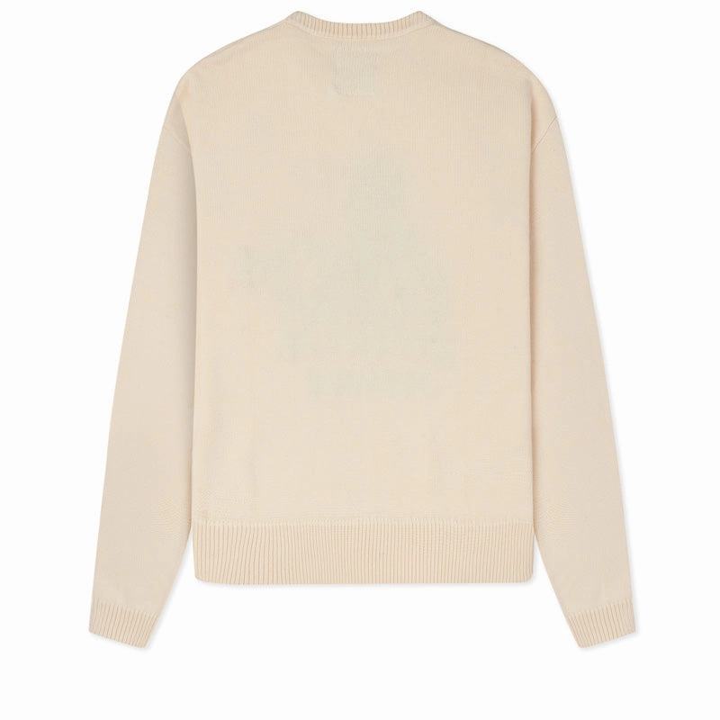 Gentle Power Rush Mode KidSuper Records Knit Sweater - Cream