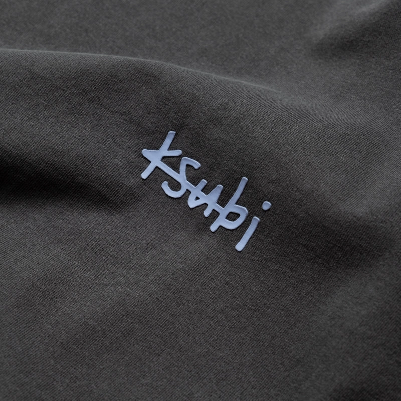 Dance Light Layer Safe Ksubi All Day Biggie Tee - Charcoal