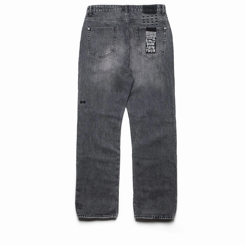 HygroscopicFiber clean design Ksubi Anti K Worn Denim Pant - Grey