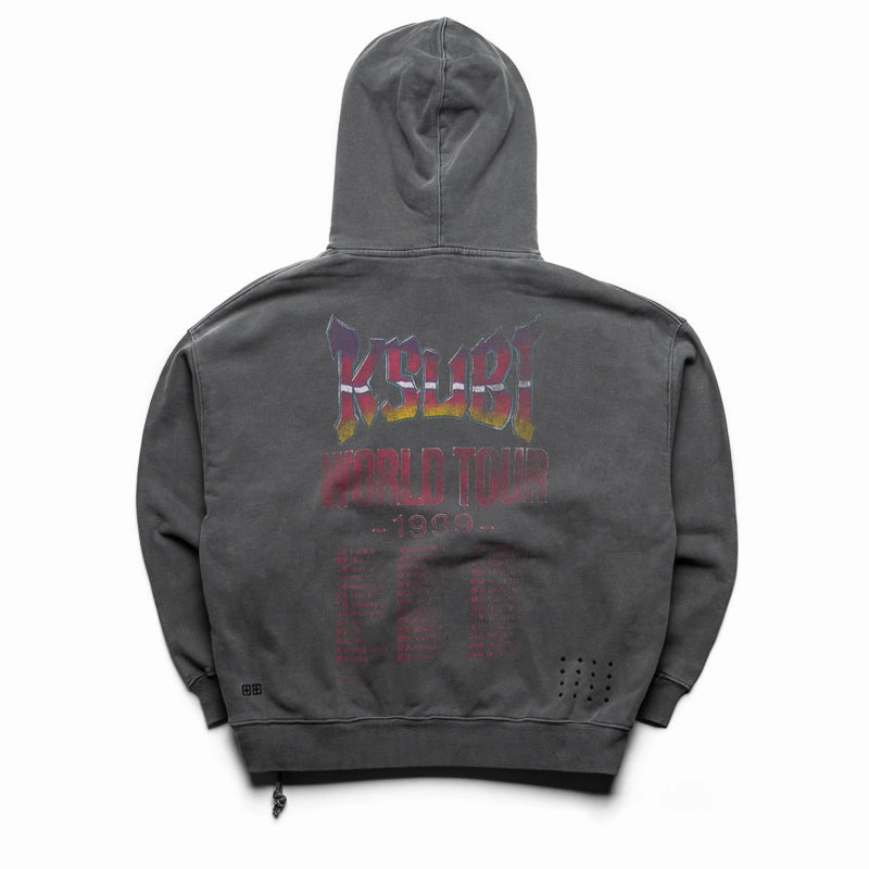 Fashionable Vest QuickDryingTech Ksubi Global Ekcess Hoodie - Black Fade