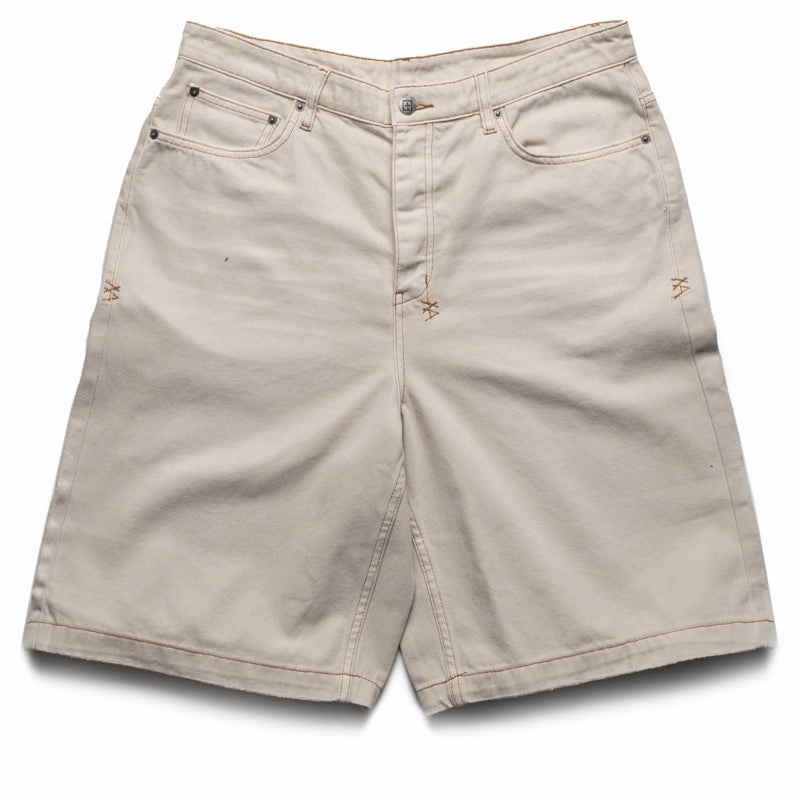 Ksubi Maxx Denim Short - Ivory ZeroChafeSeams AbrasionResistantClothing