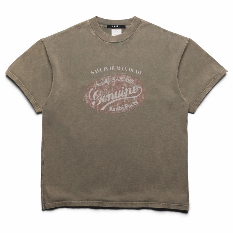 Ksubi Spare Ekcess Tee - Militant Green Breathable Lining