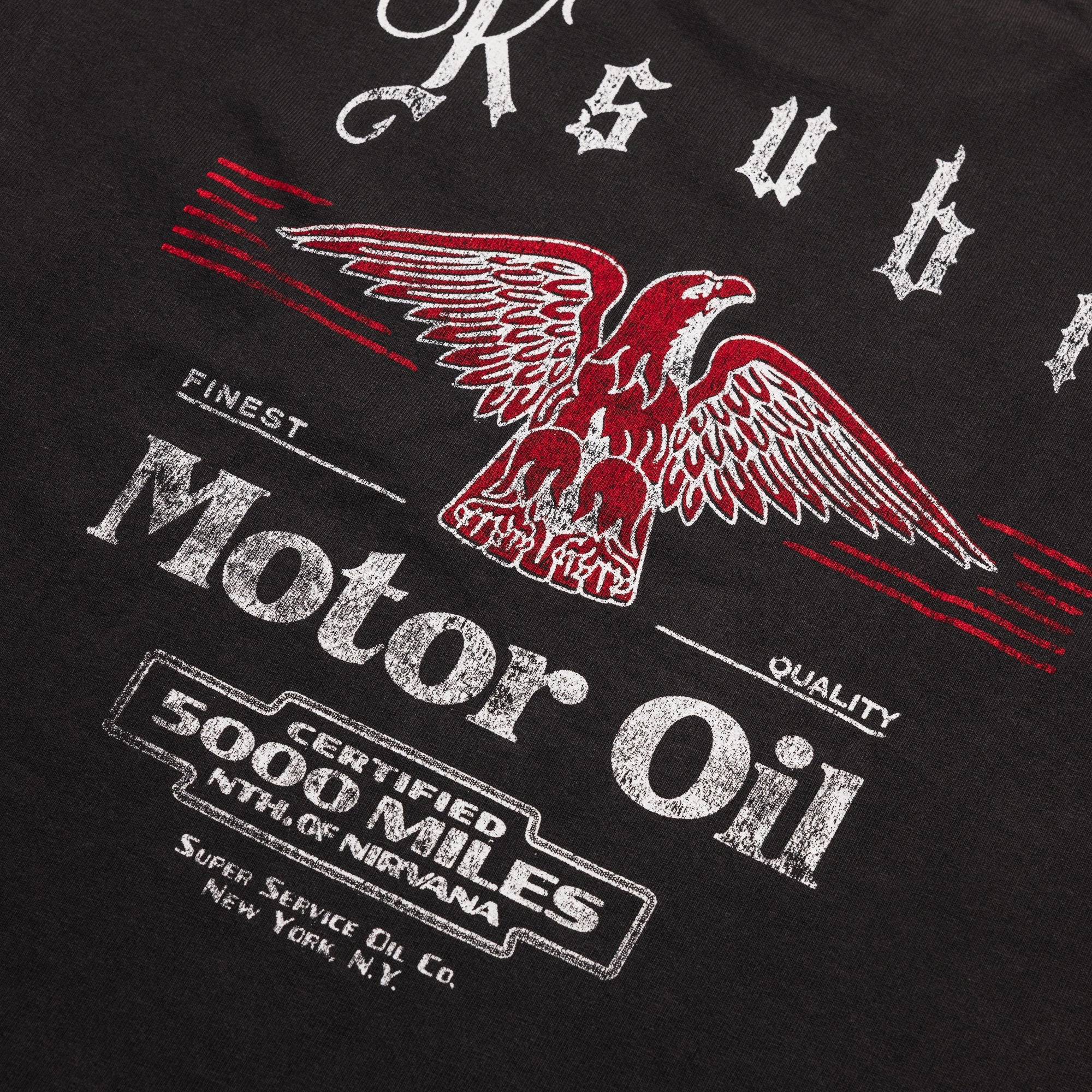 Ksubi Truckstop Eckess Cutoff - Faded Black Airflow Vents