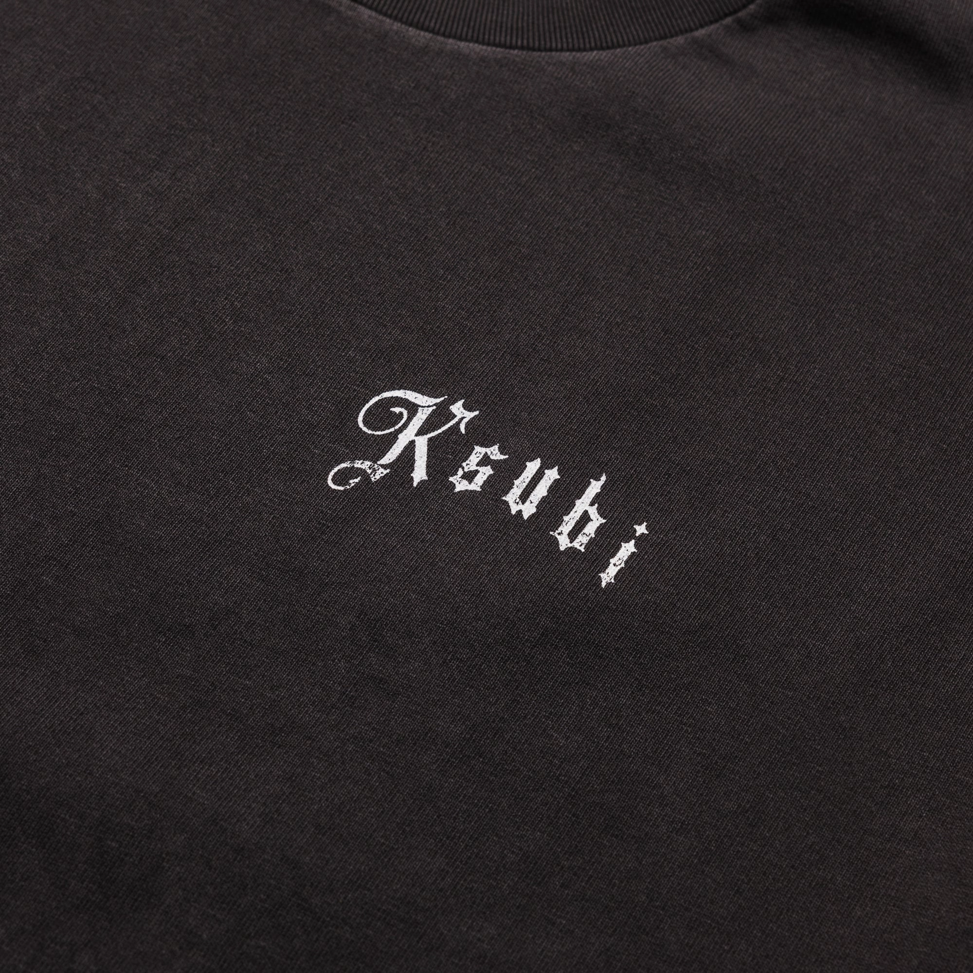 Warm Sweater Ksubi Truckstop Eckess Cutoff - Faded Black