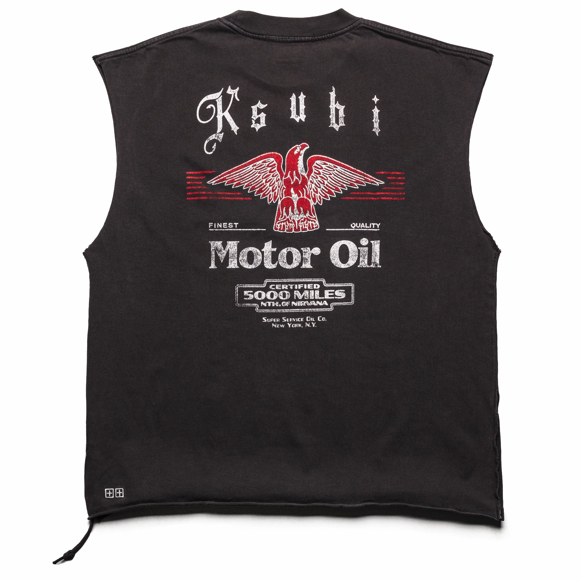 MoistureWicking Technology Ksubi Truckstop Eckess Cutoff - Faded Black