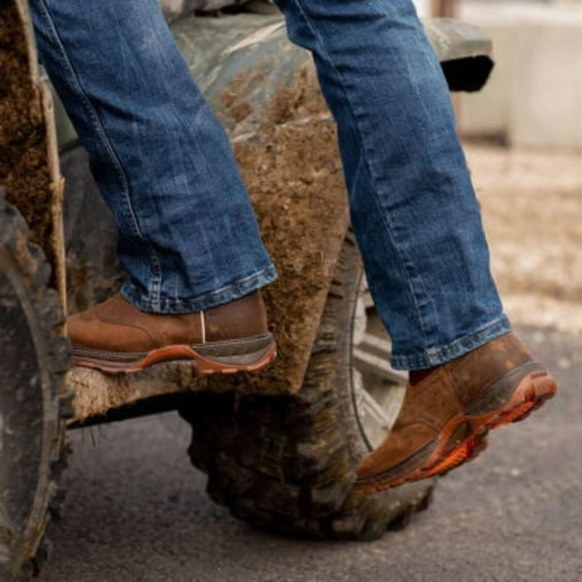 Durango Maverick Xp Men's Ventilated with InsulKul? Work Boots Ddb0479 In Briar Brown And Crimson Red Trail Mode