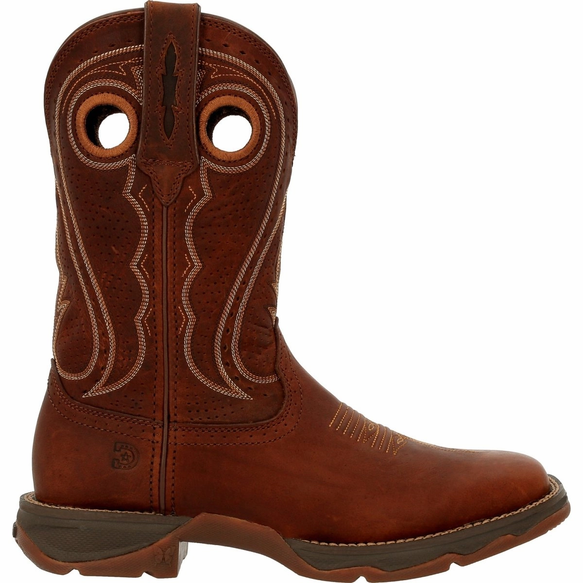 Durango Lady Rebel Women's 11" Western Boots Drd0407 In Chestnut Outdoor Utility