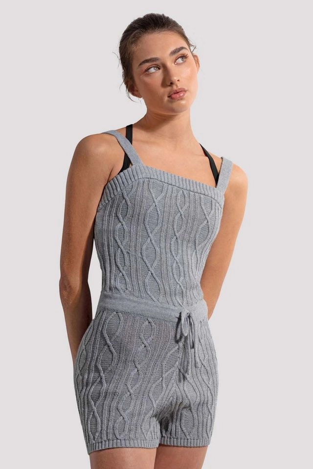 Ladies Celyn Knit Unitard Taped Neckline Unisex Activewear