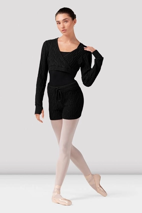 Ladies Lutina Knit Short Compression Support Grid