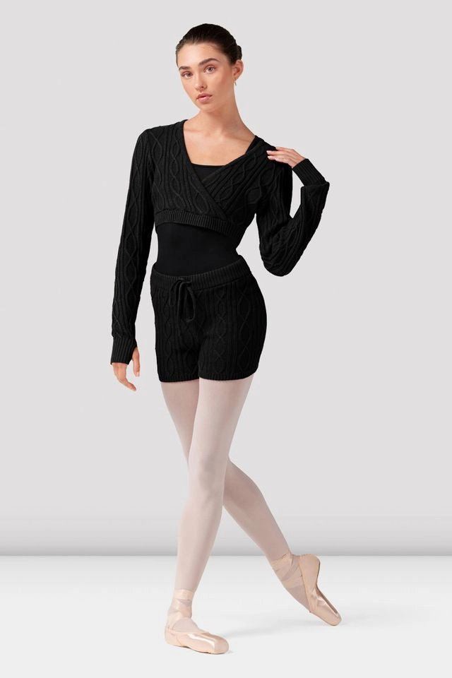 Ladies Lutina Knit Short Compression Support Grid