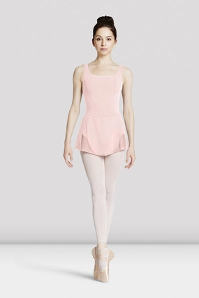 Ladies Mirella Skirted Leotard Rubberized Cuffs logo venue