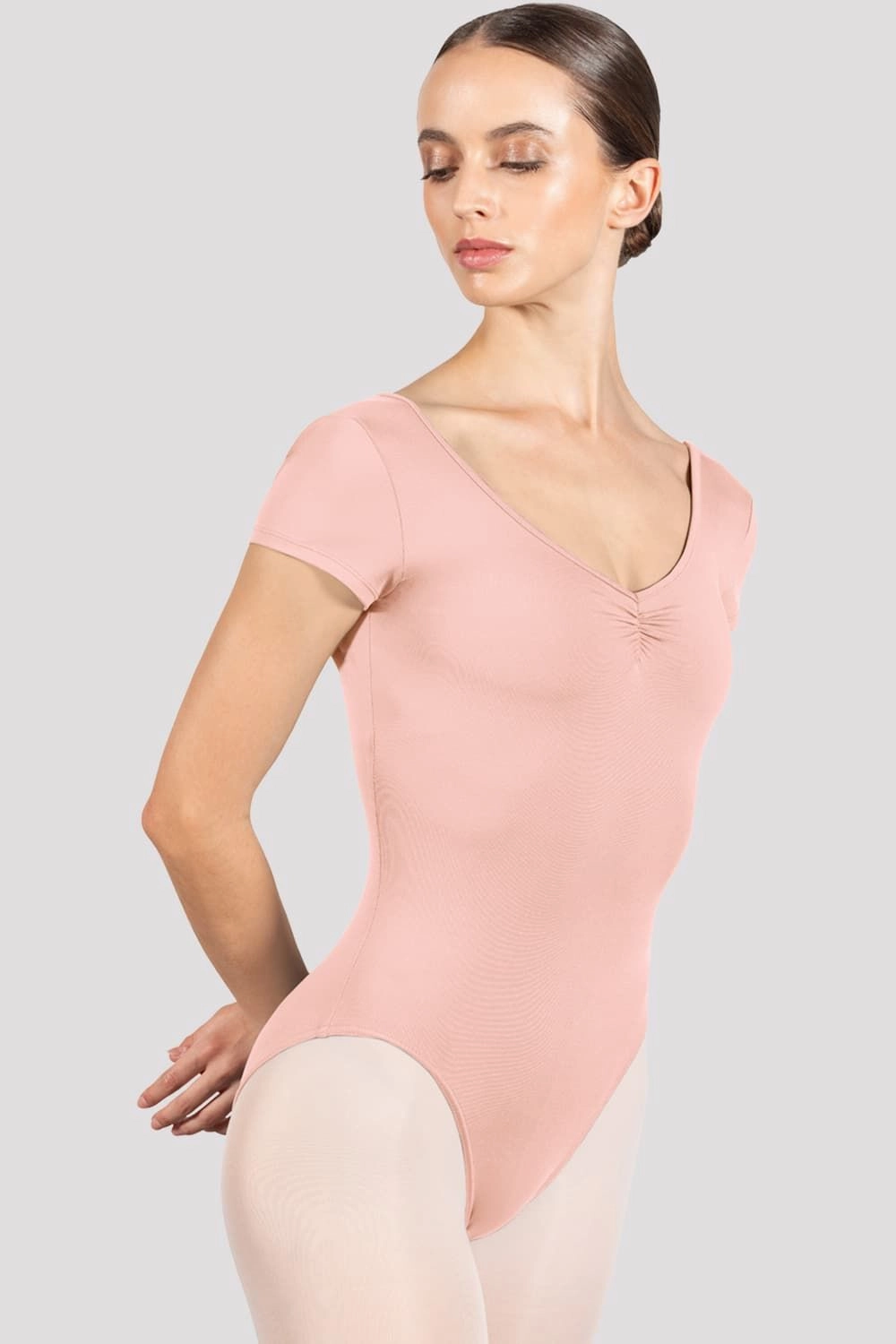 Ladies Penny Cap Sleeve Leotard Weekend Wear Ergonomic Stitching
