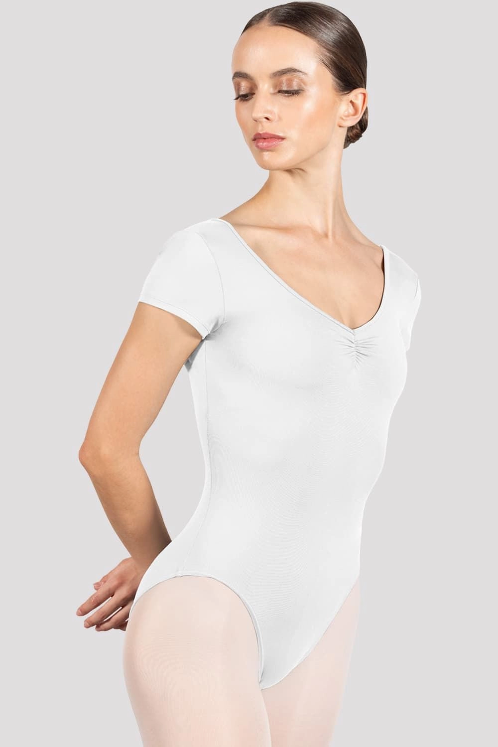geometric Ladies Penny Cap Sleeve Leotard