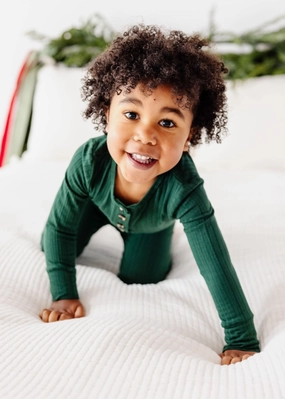 Lane Ribbed Top   Bottoms-Newborn Windproof Fabric