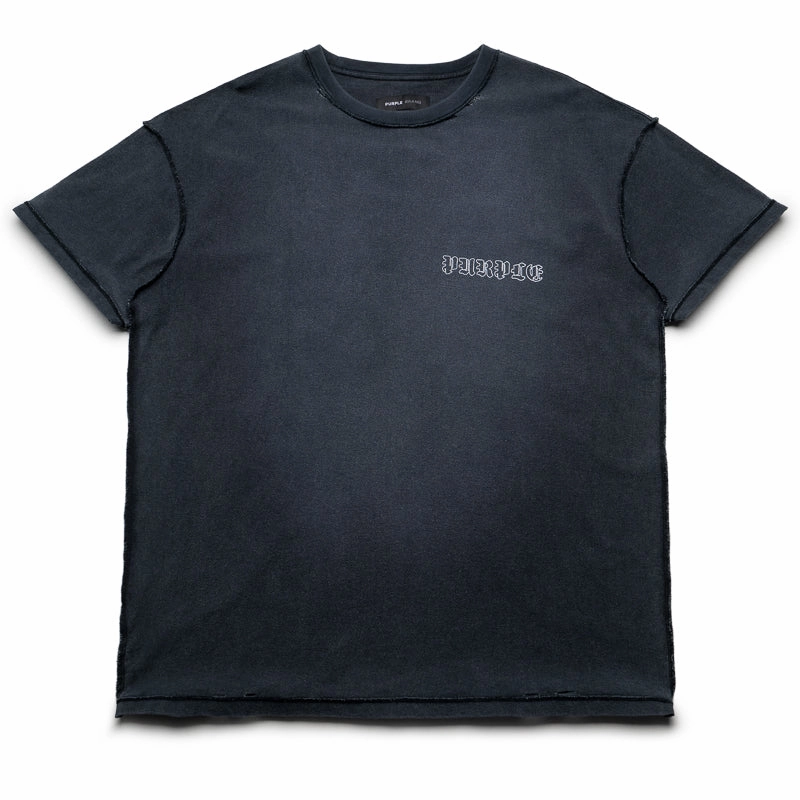 Metro Edge Purple Brand Liberty Tee - Black