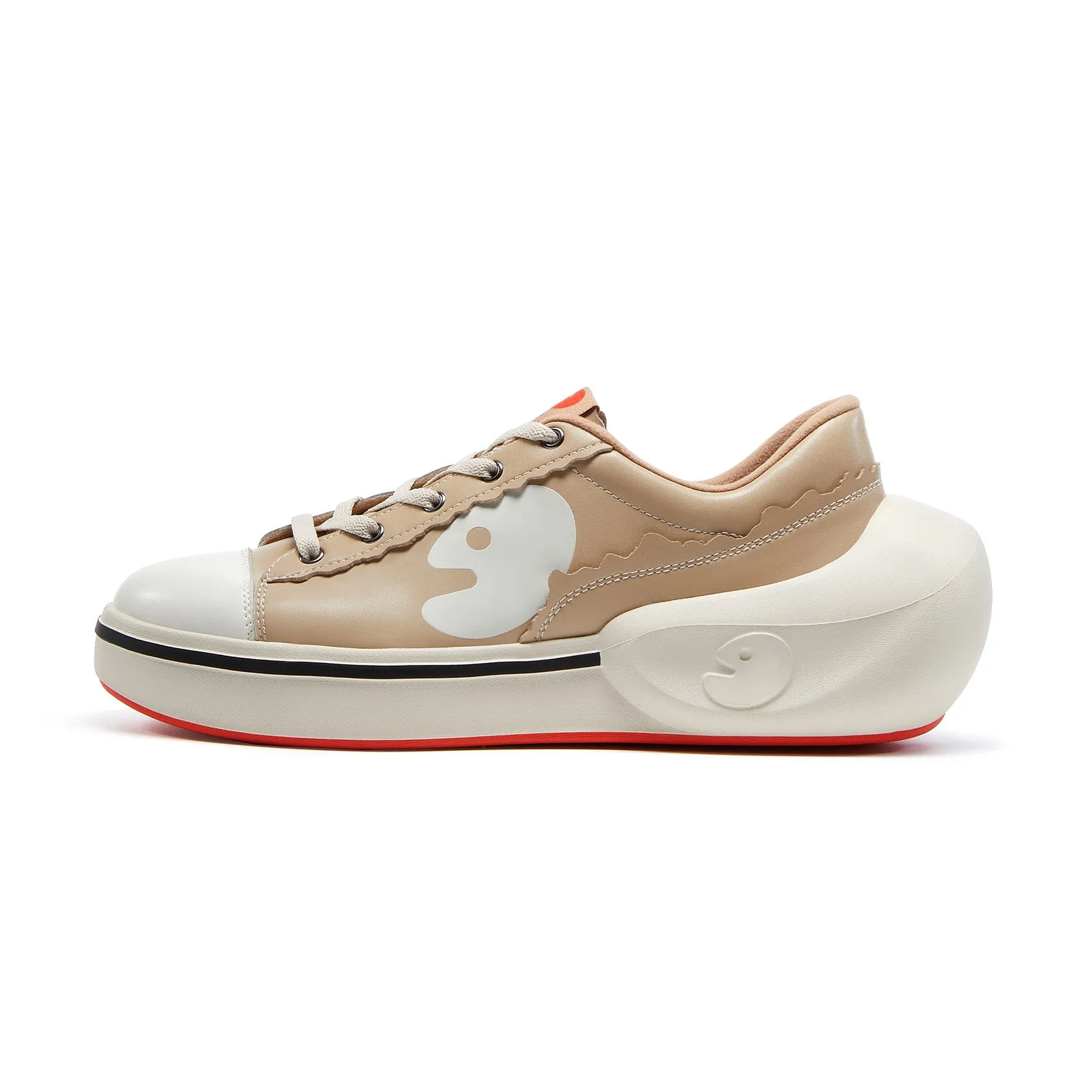 Light Khaki Bilbao B2 Women Relax Mode Flat Outsole
