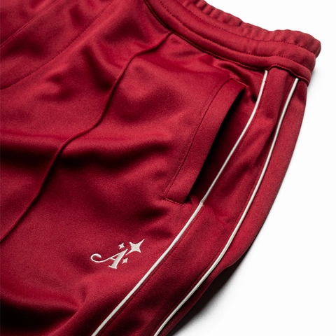 Awake NY Star 'A' Embroidered Track Pant - Merlot MultiPocket StainReleaseCoating