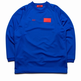 424 Logo L/S Tee - Royal Blue Chill Comfort
