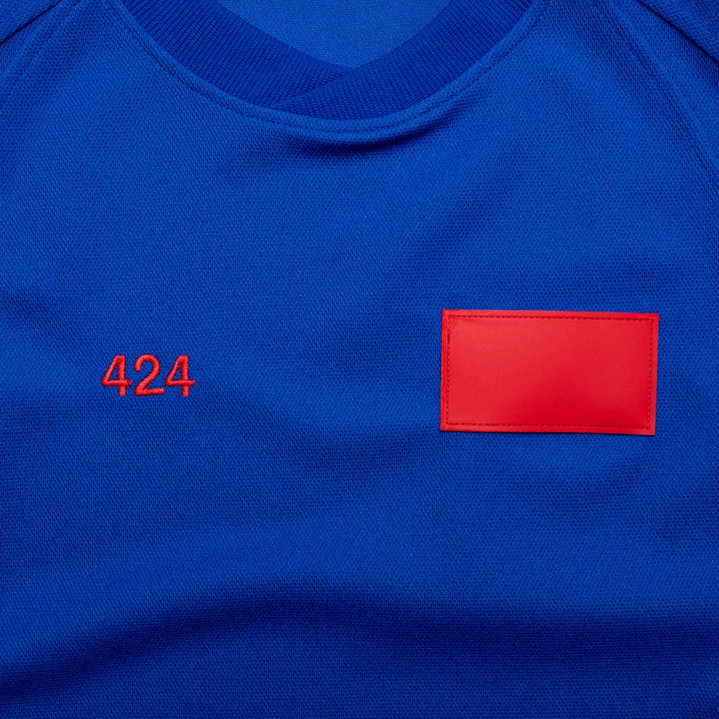 424 Logo L/S Tee - Royal Blue Easy-to-Match