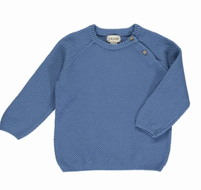 Breathable fabric Kid Play Blue Roan Sweater