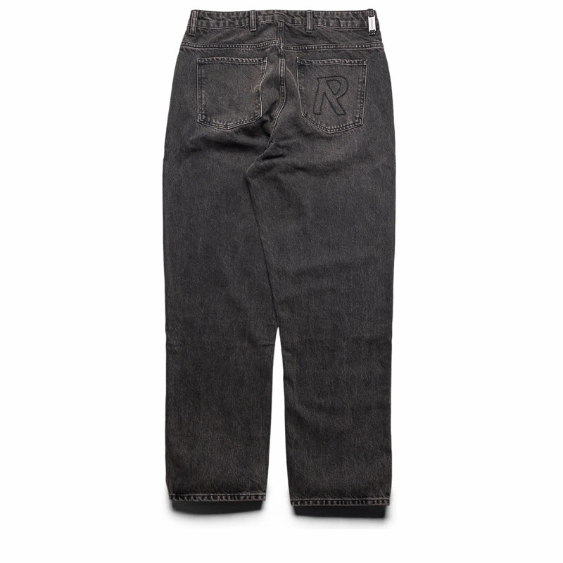 Adjustable Straps Represent R2S Split Straight Leg Denim Pants - Soot