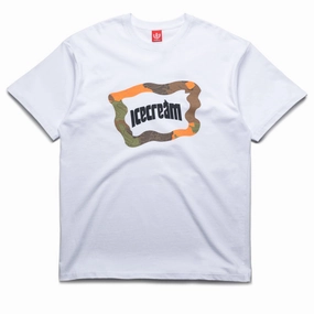 Ice Cream Worldwide Tee - White Comfortable Shorts