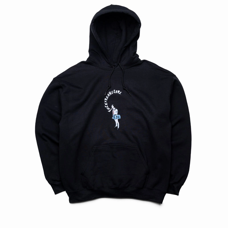 Fucking Awesome Mouth Girl Hoodie - Black Star Mood
