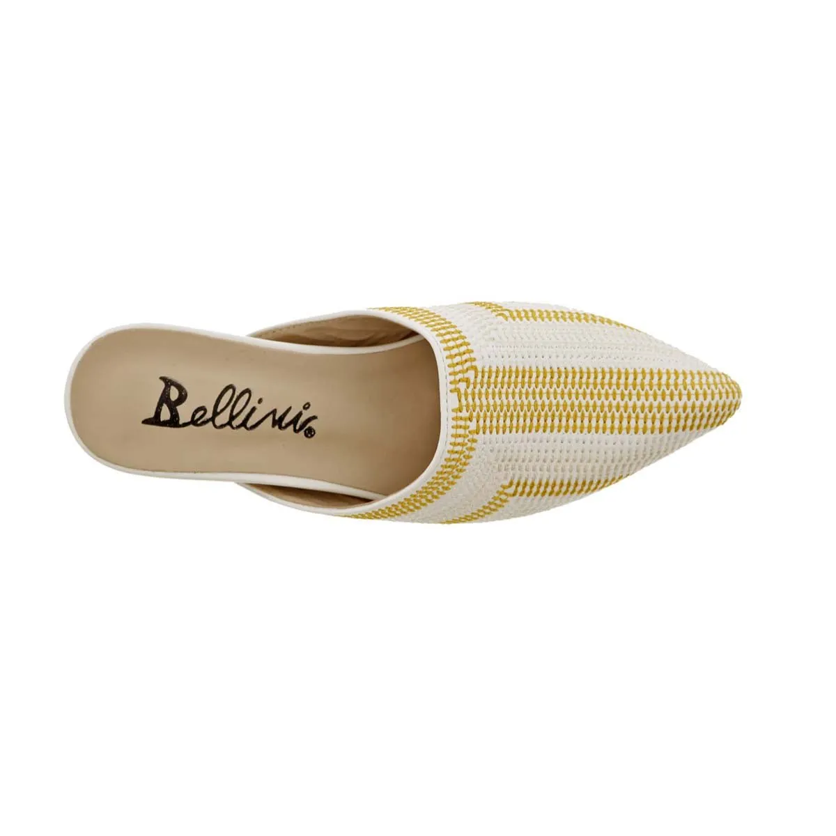 Polished Profile Bellini Festive Women Slip-on In White Multi Woven