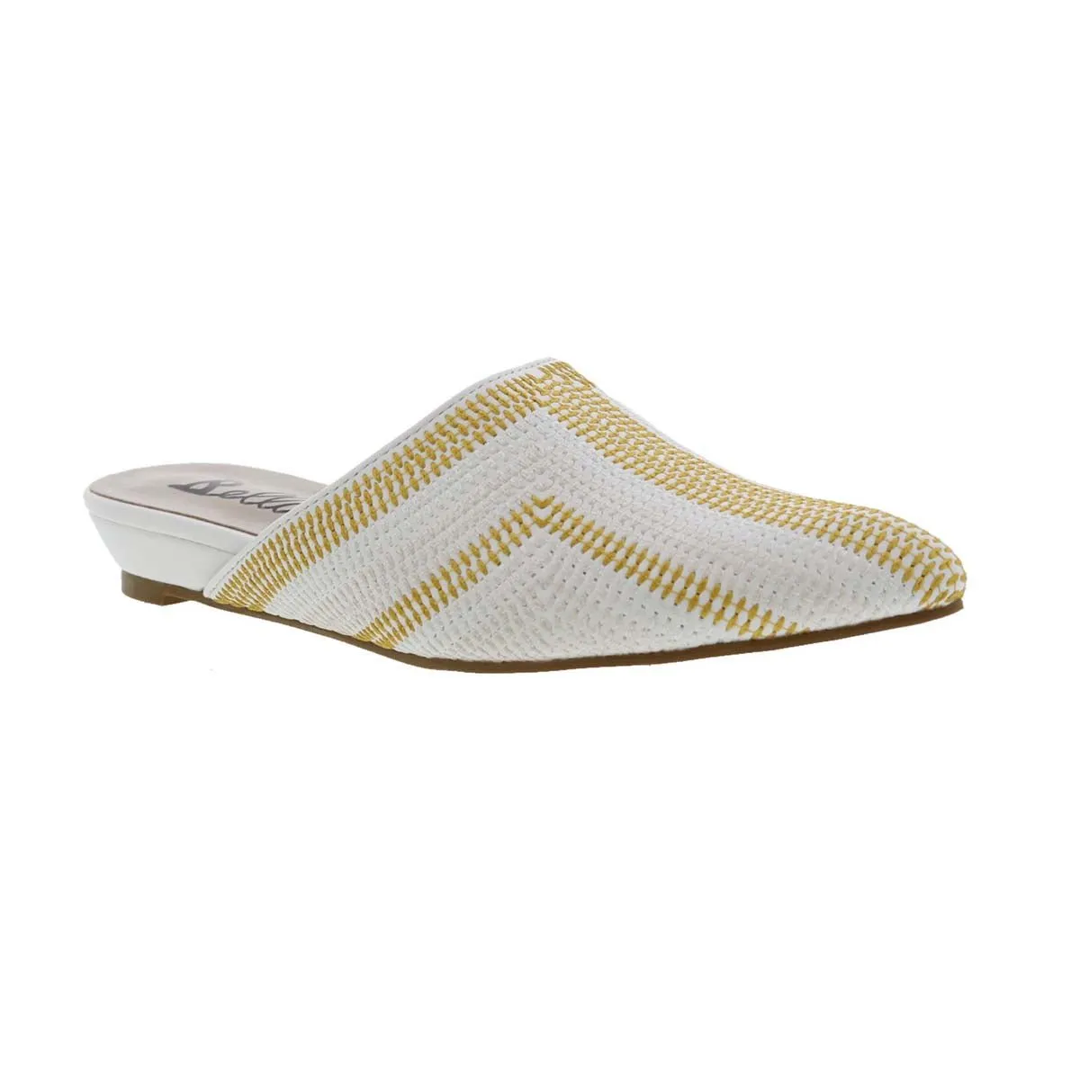Bellini Festive Women Slip-on In White Multi Woven Sole Neat