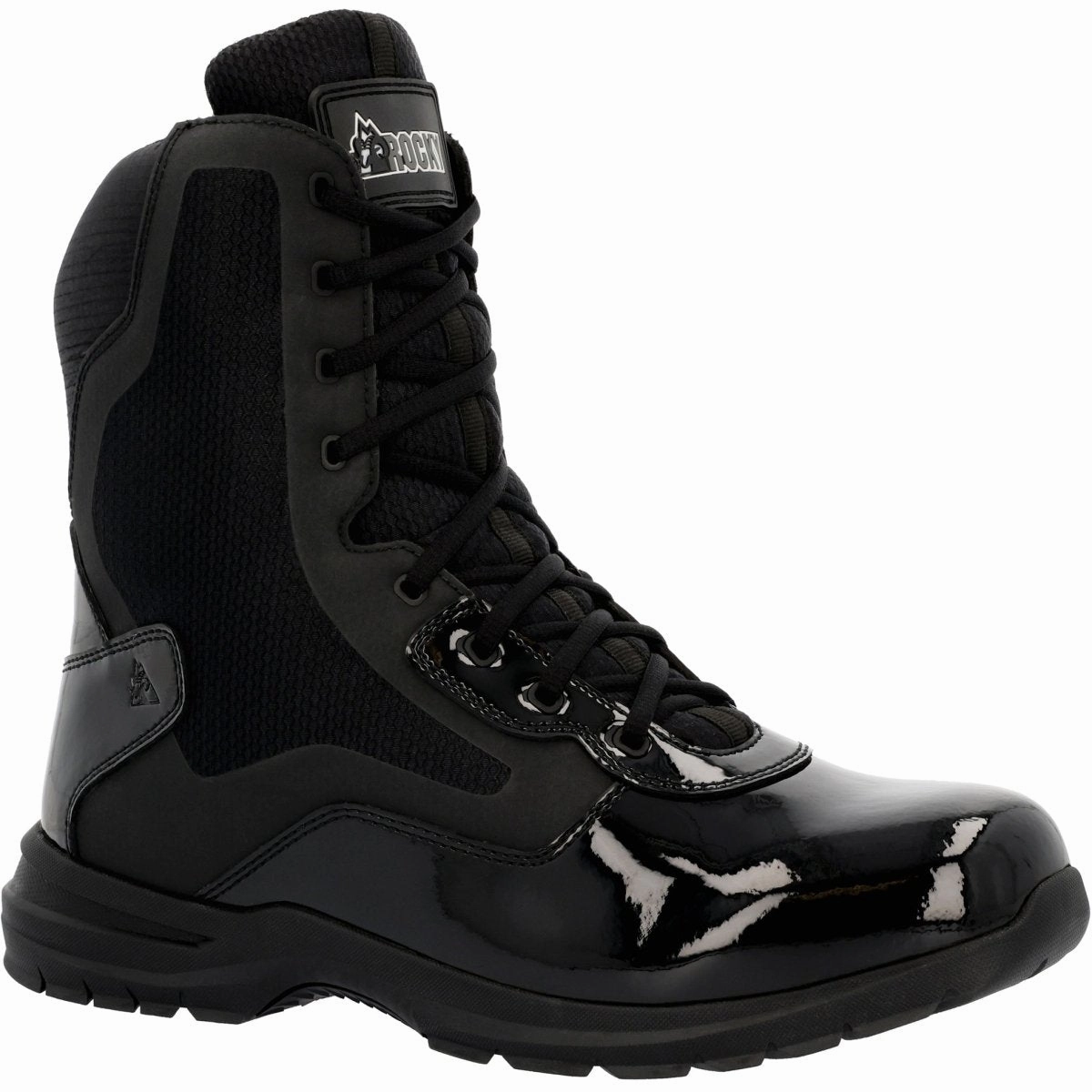 Versatile Traction Pattern Rocky Cadet 8" Other Men's Side Zip Public Service Boots Rkd0103 In Black
