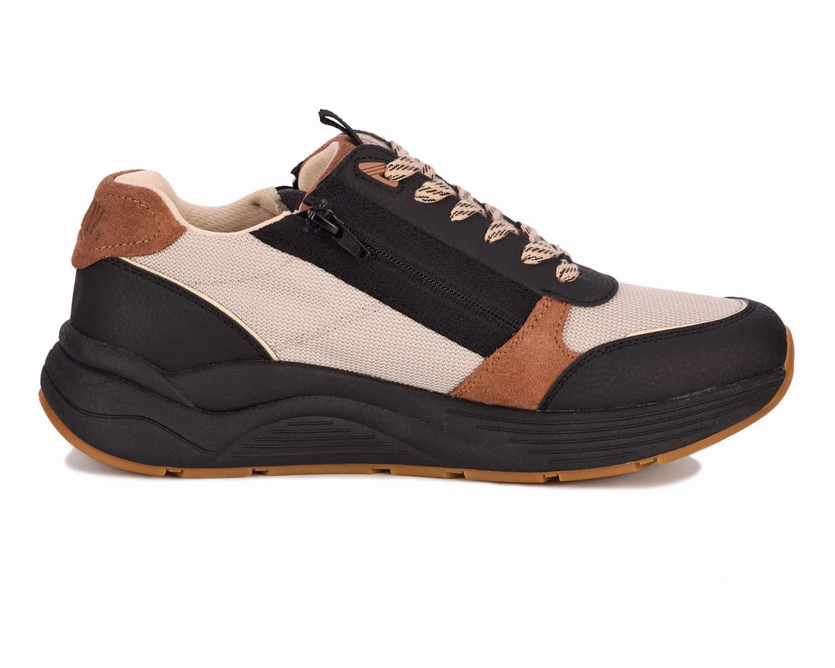 Stable Activity Drew Miller Laces Zippers Men's Sneakers In Tan Combo