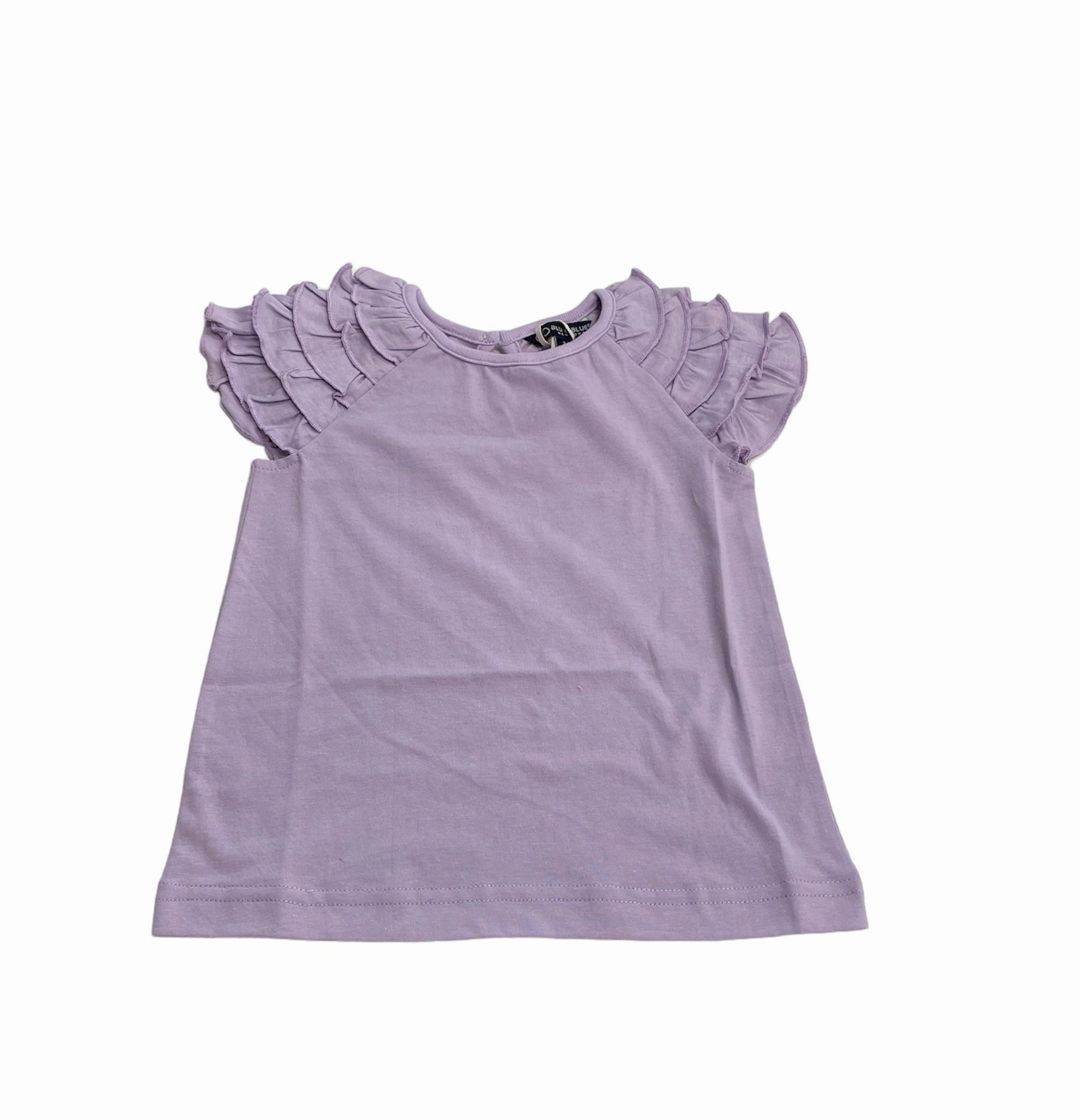 Lilac Ruffle Sleeve Tshirt Cozy Pajamas Winter Accessories