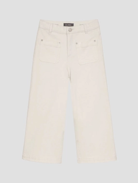 Seasonal Fashion Lily Wide Leg Jeans White