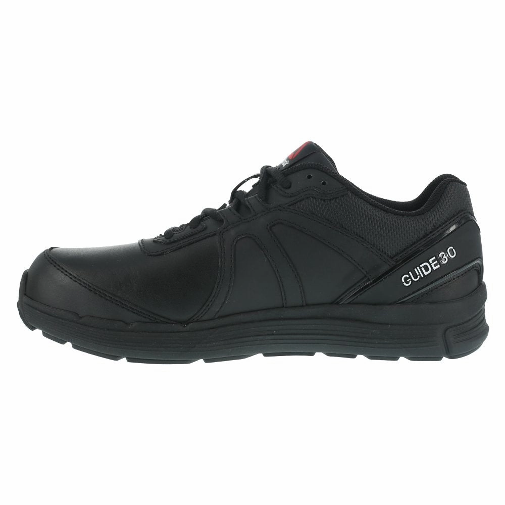 Reebok Men's Guide Performance Cross Trainer Steel Toe Ib3501 In Black Multi Surface Traction