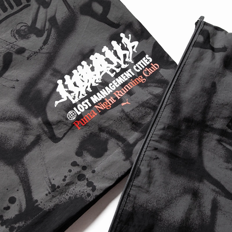 Lost Management Cities x Puma All Over Print Pants - Shadow Gray Soft Sweater