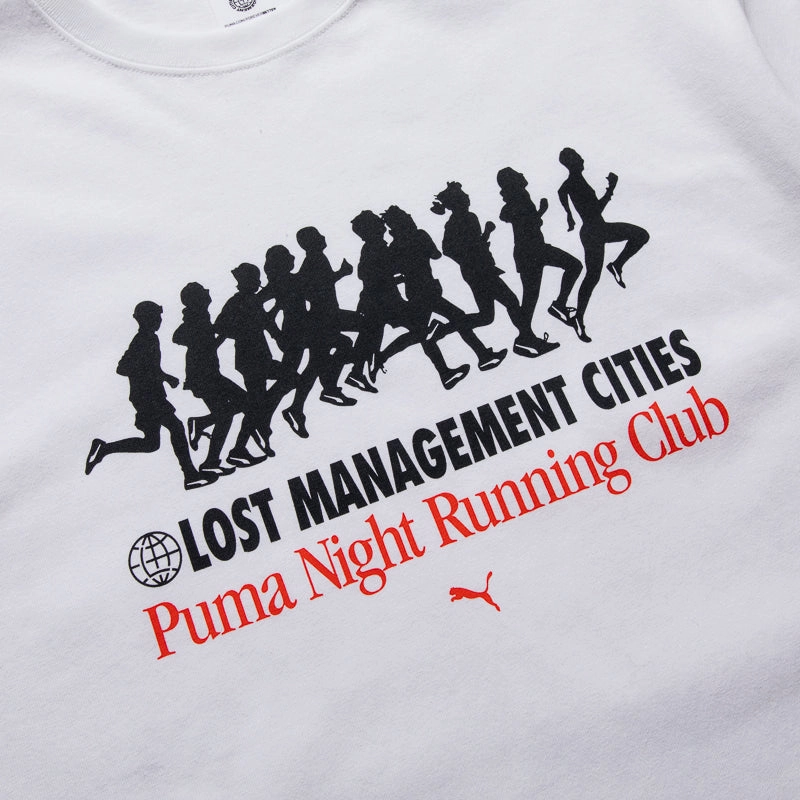 Lost Management Cities x Puma Graphic Tee - White Timeless Wear UV Protective Coating
