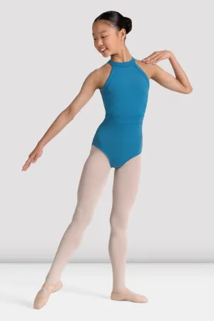 sock venue Girls Kiki Floral Halterneck Leotard