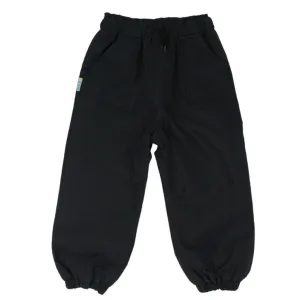 Size 3: Jan & Jul BLACK Puddle-Dry Rain Pants NEW Weekend Wear ExpandableSidePanels
