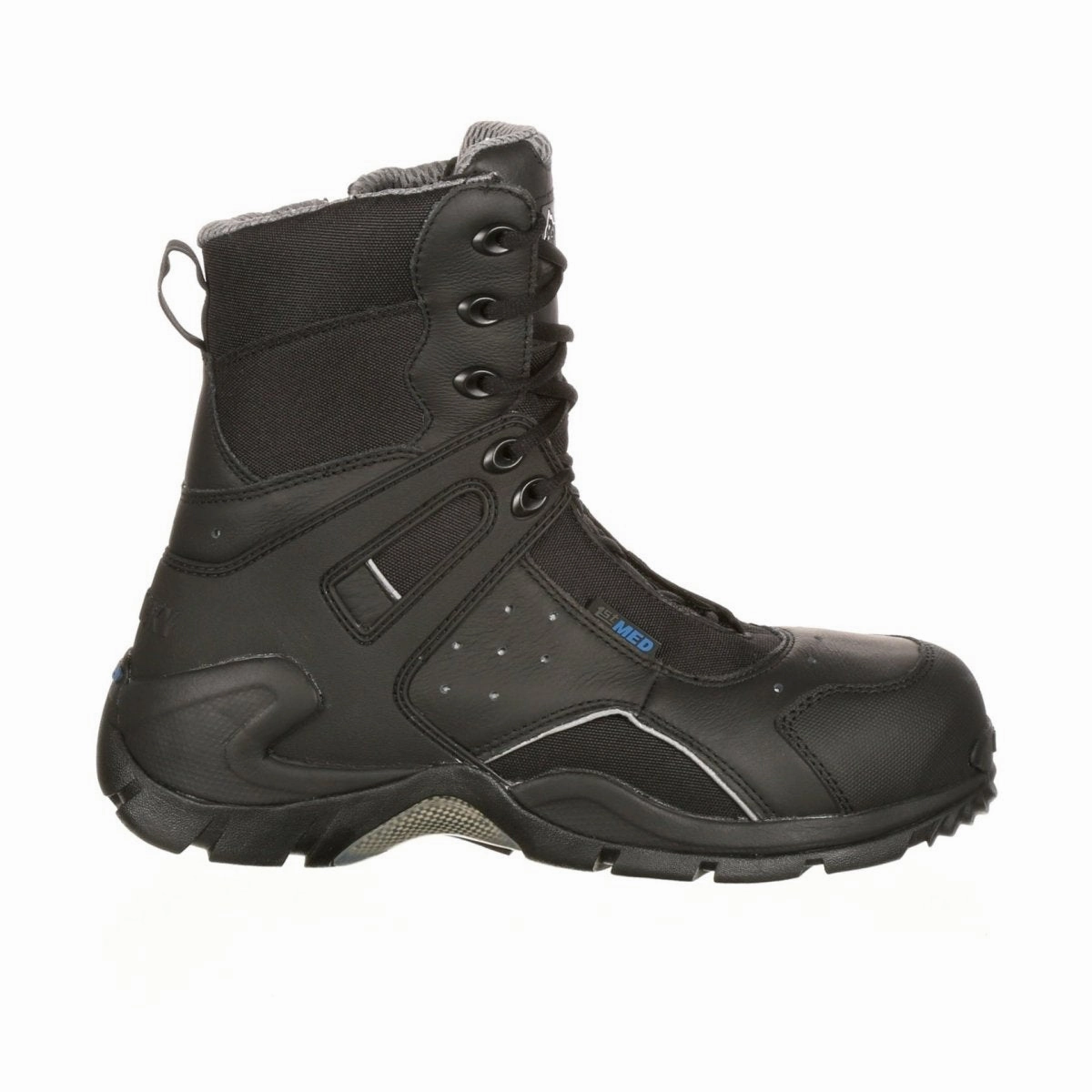 Rocky 1st Med Carbon Fiber Toe Men's Boots Fq0911113 In Black Coastal Soft