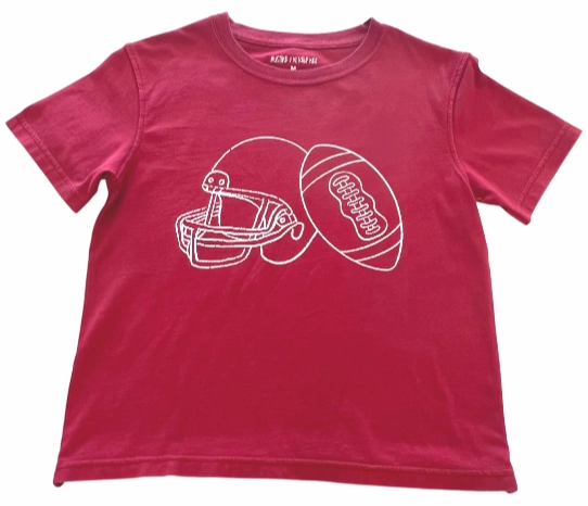 Professional Clothing Winter Core S/S Crimson/White Helmet T-Shirt