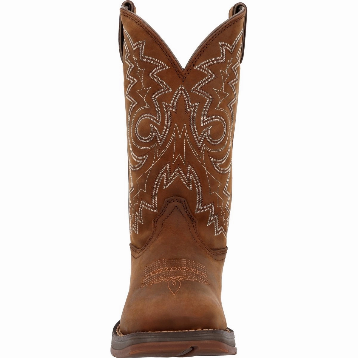 Mid Length Durango Rebel Men's Pull-On Western Boots Db4443 In Brown