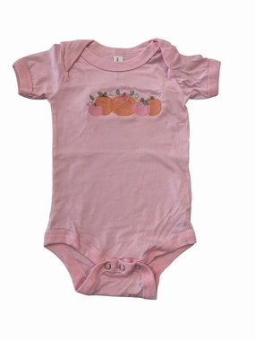 Embroidered Pumpkin Pink Bodysuit ConvertibleStyle
