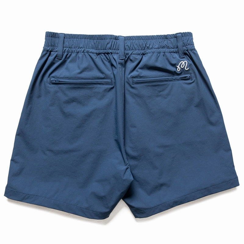 River Flow Malbon Golf Eagle Buckets Scooter Short - Navy