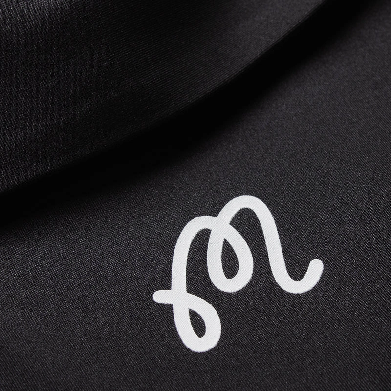 NonChafe Malbon Golf Evergreen Performance Pique Polo - Black