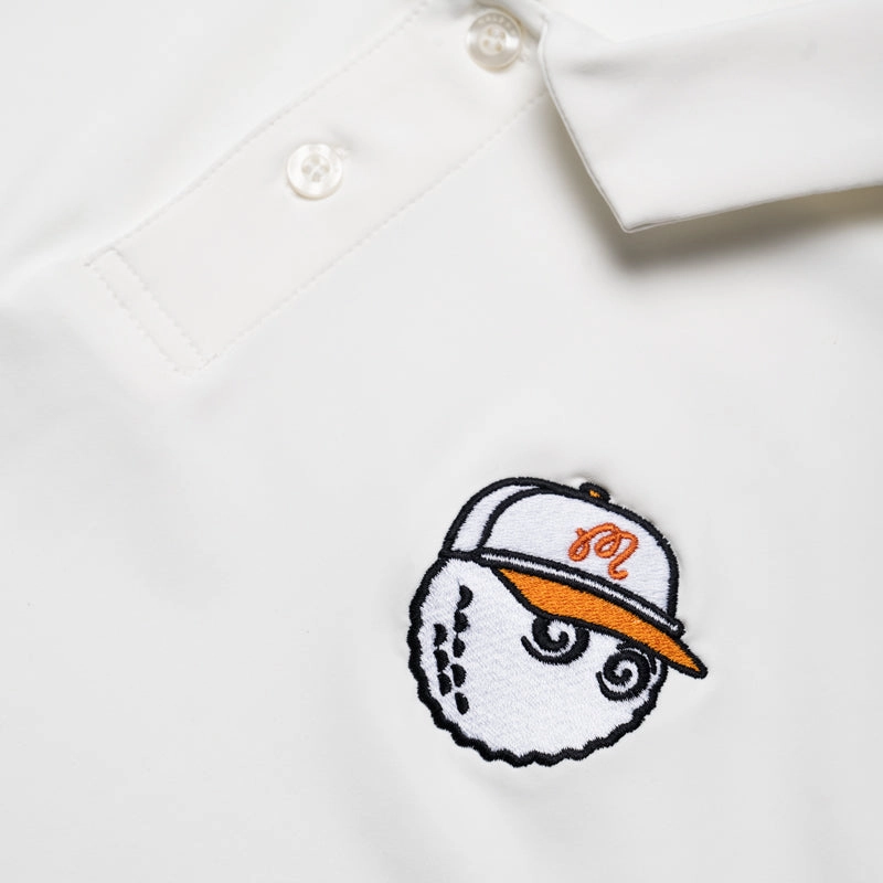 Trendy Look Malbon Golf Evergreen Performance Pique Polo - White