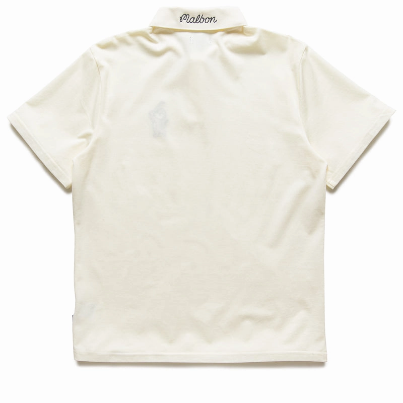 Malbon Golf Tiger Buckets Polo - Natural EcoFriendly Dye