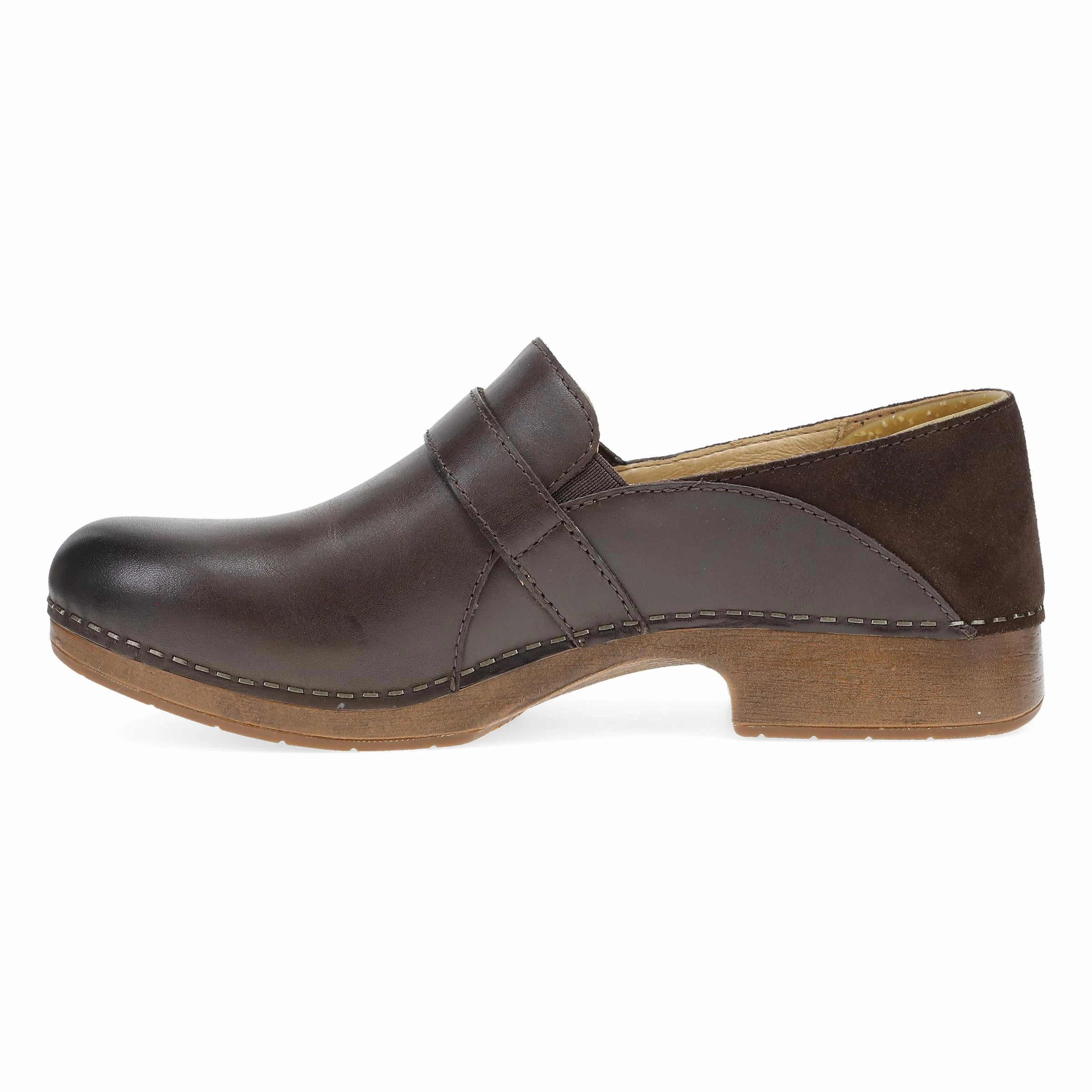 Margaret Chocolate Burnished Calf Non Slip Outsole