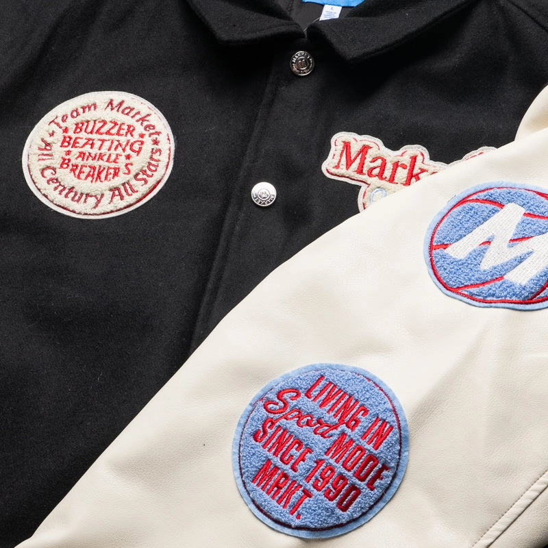 Hot Core Seamless transition Market 1990 Varsity Jacket - Multi