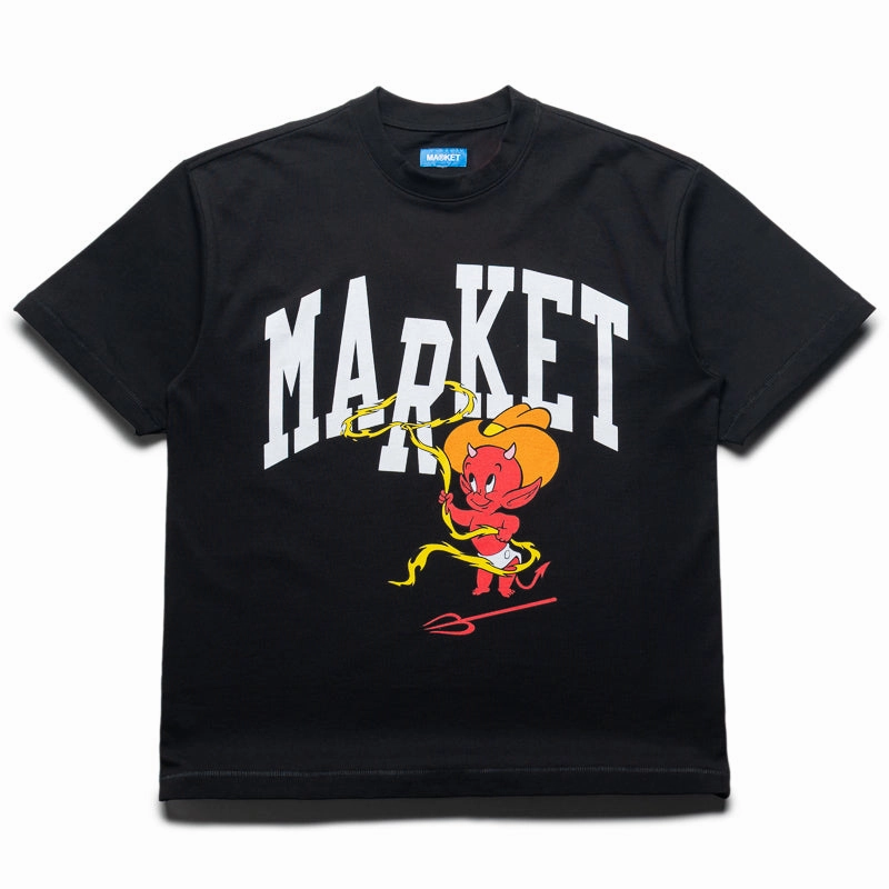 Everyday Wearable Market x Hot Stuff Cowboy Arc Tee - Black
